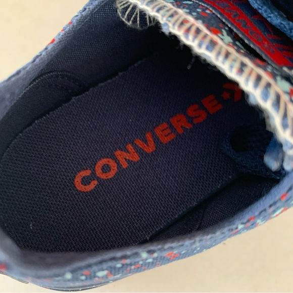 Converse Boys CHUCK TAYLOR LOW TOP Fabric Low Top Sneakers MultiColor US 13 M - Picture 7 of 9